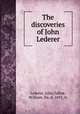 The discoveries of John Lederer, Lederer, John,Talbot, William, Sir, d. 1691, tr 