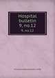 Hospital bulletin. 9, no.12, University of Maryland (1812-1920) 
