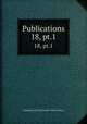 Publications. 18, pt.1, University of Cincinnati. Observatory 