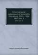 International catalogue of scientific literature, 1901-1914. 1905 div. G, 