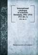 International catalogue of scientific literature, 1901-1914. 1911 div. G, 