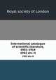 International catalogue of scientific literature, 1901-1914. 1902 div. H, 