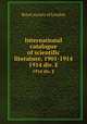 International catalogue of scientific literature, 1901-1914. 1914 div. E, 