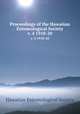 Proceedings of the Hawaiian Entomological Society. v. 4 1918-20, Hawaiian Entomological Society 
