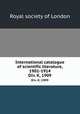 International catalogue of scientific literature, 1901-1914. Div. K, 1909, 