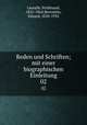 Reden und Schriften; mit einer biographischen Einleitung. 02, Lassalle, Ferdinand, 1825-1864,Bernstein, Eduard, 1850-1932 