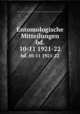 Entomologische Mitteilungen. bd. 10-11 1921-22, Deutsches Entomologisches Museum,Deutsches Entomologisches Institut der Kaiser Wilhelm-gesellschaft 