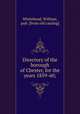 Directory of the borough of Chester, for the years 1859-60;, Whitehead, William, pub. [from old catalog] 