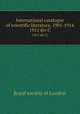 International catalogue of scientific literature, 1901-1914. 1912 div C, 