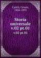 Storia universale. v.02 pt.01, Cesare Cantu 