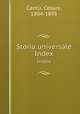 Storia universale. Index, Cesare Cantu 