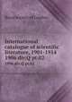 International catalogue of scientific literature, 1901-1914. 1906 div.Q pt.02, 