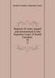Reports of cases argued and determined in the Supreme Court of South Carolina .. 32, South Carolina. Supreme Court 