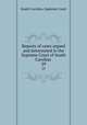 Reports of cases argued and determined in the Supreme Court of South Carolina .. 29, South Carolina. Supreme Court 