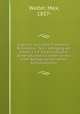 Englisch nach dem Frankfurter Reformplan. Teil I. Lehrgang der ersten 2 1/2 Unterrichtsjahre (Untersekunda bis Unter- prima) unter Beifugung zahlreicher Schulerarbeiten, Walter, Max, 1857- 