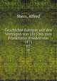 Geschichte Europas seit den Vertrgen von 1815 bis zum Frankfurter Frieden von 1871. 07, Stern, Alfred 