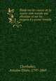 Etude sur les causes de la misere tant morale que physique et sur les moyens d