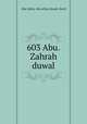 603 Abu.Zahrah duwal, Abu Zahra, ebu zehra, duwal, duvel 