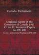 Sessional papers of the Dominion of Canada 1911. 45, no.12, Sessional Papers no.19b-20b, Canada. Parliament 