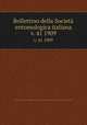 Bollettino della Societ entomologica italiana. v. 41 1909, Societa entomologica italiana 