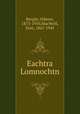Eachtra Lomnochtn, Bergin, Osborn, 1873-1950,MacNeill, Eoin, 1867-1945 
