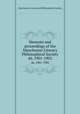 Memoirs and proceedings of the Manchester Literary & Philosophical Society. 46, 1901-1902, Manchester Literary and Philosophical Society 
