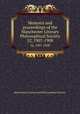 Memoirs and proceedings of the Manchester Literary & Philosophical Society. 52, 1907-1908, Manchester Literary and Philosophical Society 