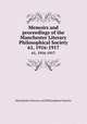 Memoirs and proceedings of the Manchester Literary & Philosophical Society. 61, 1916-1917, Manchester Literary and Philosophical Society 