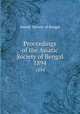 Proceedings of the Asiatic Society of Bengal. 1894, Asiatic Society of Bengal 