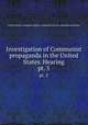 Investigation of Communist propaganda in the United States. Hearing. pt. 5, United States. Congress. House. Committee on Un-American Activities 
