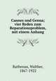 Cannes und Genua; vier Reden zum Reparationsproblem, mit einem Anhang, Rathenau, Walther, 1867-1922 