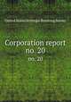 Corporation report.. no. 20, United States Strategic Bombing Survey 