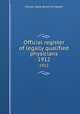 Official register of legally qualified physicians. 1912, Illinois State Board of Health 