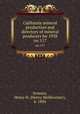 California mineral production and directory of mineral producers for 1938. no.117, Symons, Henry H. (Henry Heilbronner), b. 1894 