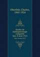 Etudes de lpidoptrologie compare. fasc. 8 aout 1913, Charles Oberthur 