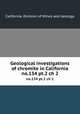Geological investigations of chromite in California. no.134 pt.2 ch 2, California. Division of Mines and Geology 