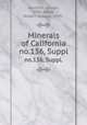 Minerals of California. no.136, Suppl., Murdoch, Joseph, 1890-,Webb, Robert Wallace, 1909- 