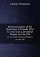 Sessional papers of the Dominion of Canada 1916. 51, no.14, pt.2, Sessional Papers no.19a-19b, Canada. Parliament 