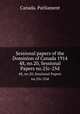 Sessional papers of the Dominion of Canada 1914. 48, no.20, Sessional Papers no.25c-25d, Canada. Parliament 