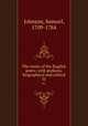 The works of the English poets; with prefaces, biographical and critical. 31, Johnson, Samuel, 1709-1784 