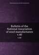 Bulletin of the National Association of wool manufacturers. v.40, National association of wool manufacturers 