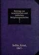 Beitrge zur israelitischen und jdischen Religionsgeschichte. 2, Sellin, Ernst, 1867- 