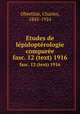 Etudes de lpidoptrologie compare. fasc. 12 (text) 1916, Charles Oberthur 