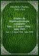 Etudes de lpidoptrologie compare. fasc. 1-3 mars 1904 - juin 1909, Charles Oberthur 