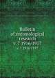 Bulletin of entomological research. v. 7 1916/1917, Great Britain. Colonial Office. Entomological Research Committee,Imperial Institute of Entomology,Commonwealth Institute of Entomology 
