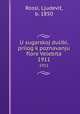 U sugarskoj dulibi, prilog k poznavanju flore Velebita. 1911, Rossi, Ljudevit, b. 1850 