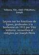 Lecons sur les fonctions de lignes, professees a la Sorbonne en 1912 par Vito Volterra . recueillies et redigees par Joseph Peres, Vito Volterra 