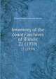 Inventory of the county archives of Illinois. 21 (1939), Illinois Historical Records Survey 