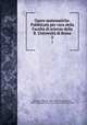 Opere matematiche. Pubblicate per cura della Facolt di scienze della R. Universit di Roma. 2, Eugenio Beltrami 