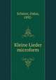 Kleine Lieder microform, Oskar Schurer 